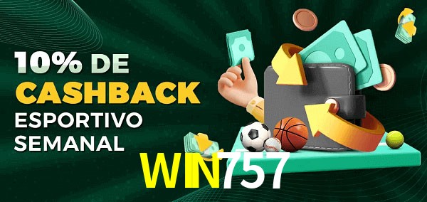 10% de bônus de cashback na WIN757